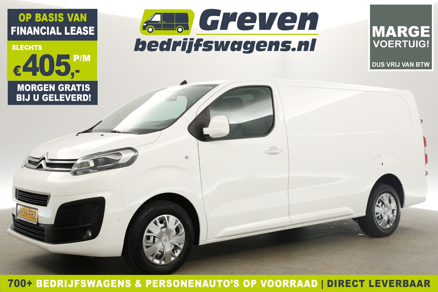 Citroën Jumpy - 2.0 BlueHDI L3H1 177PK Automaat Airco Camera Carplay Cruise 3 Persoons PDC Elektrpakket - AutoWereld.nl