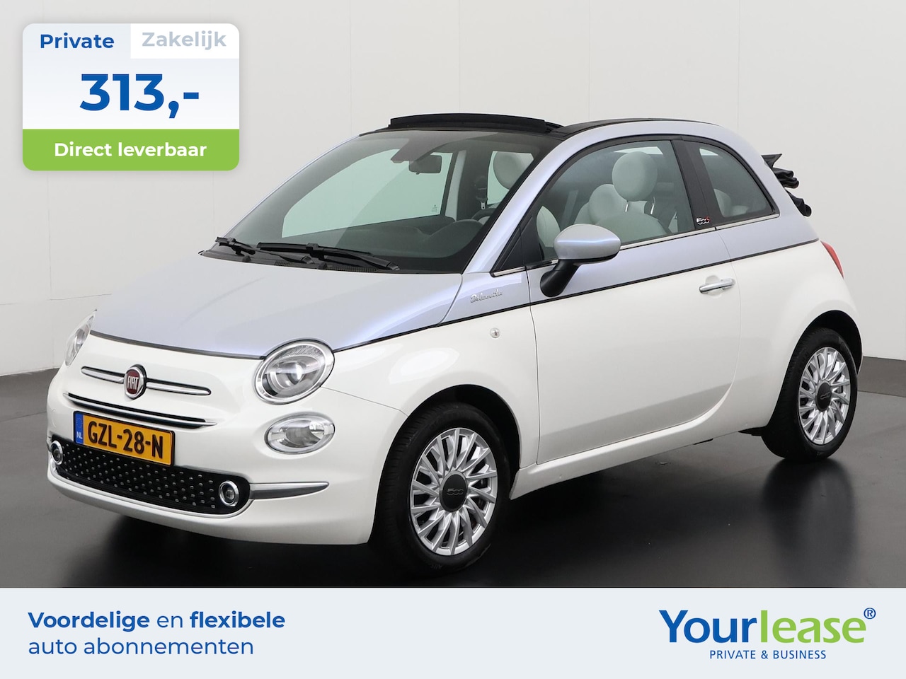 Fiat 500 C - 1.0 Hybrid Dolcevita | All-in 313,- Private Lease | Zondag Open! - AutoWereld.nl