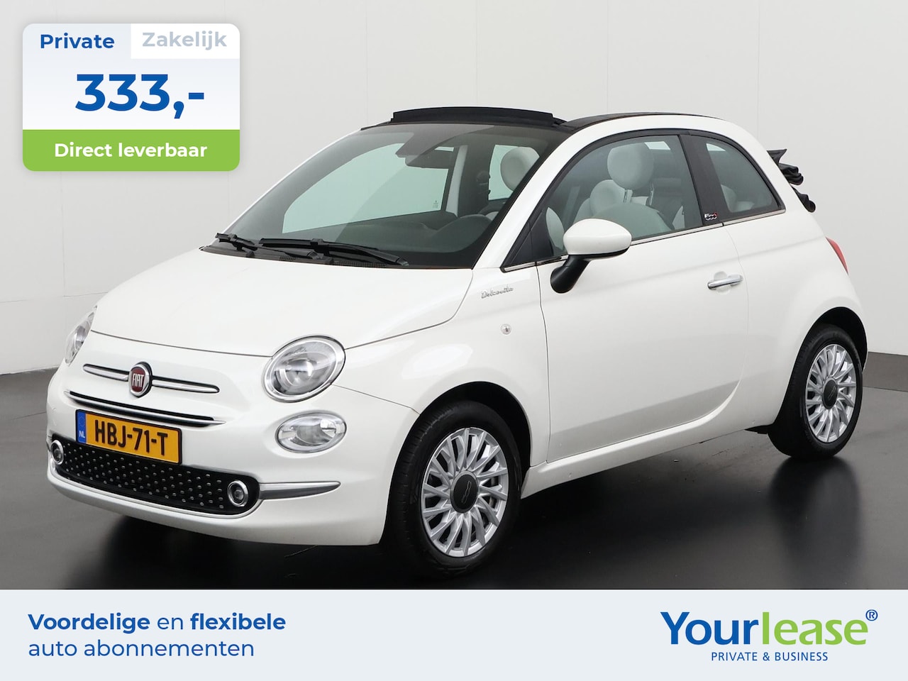 Fiat 500 C - 1.0 Hybrid Sport | All-in 333,- Private Lease | Zondag Open! - AutoWereld.nl