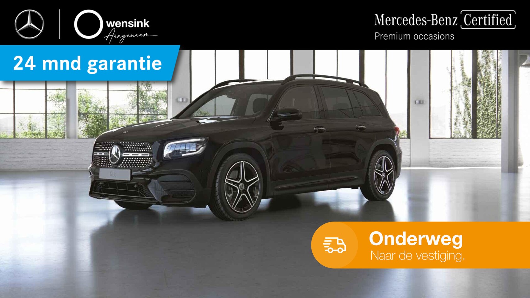 Mercedes-Benz GLB - 200 Business Solution AMG 7p. | 7 zits | AMG | Panoramadak | Trekhaak | - AutoWereld.nl