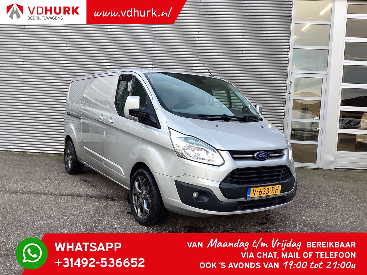 Ford Transit Custom - 2.2 TDCI 155 pk L2 Stoelverw./ Omvormer/ Camera/ Navi/ 18'' LMV/ Cruise/ PDC V+A Airco/ Tr - AutoWereld.nl