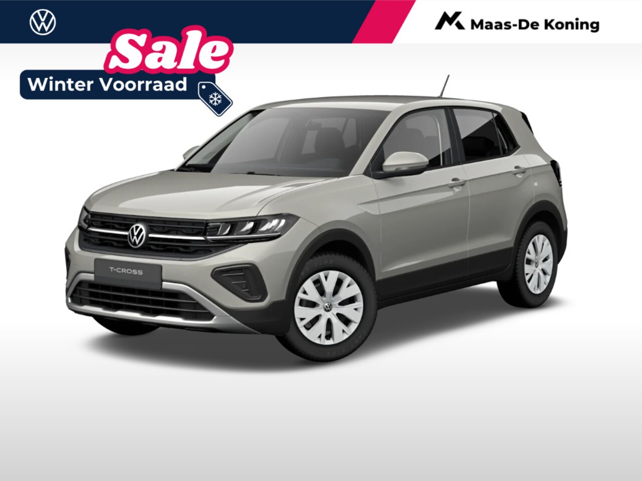 Volkswagen T-Cross - Edition 1.0 TSI 95 pk 5 versn. Hand · Stuurwiel multifunctioneel · parkeersensor achter · - AutoWereld.nl