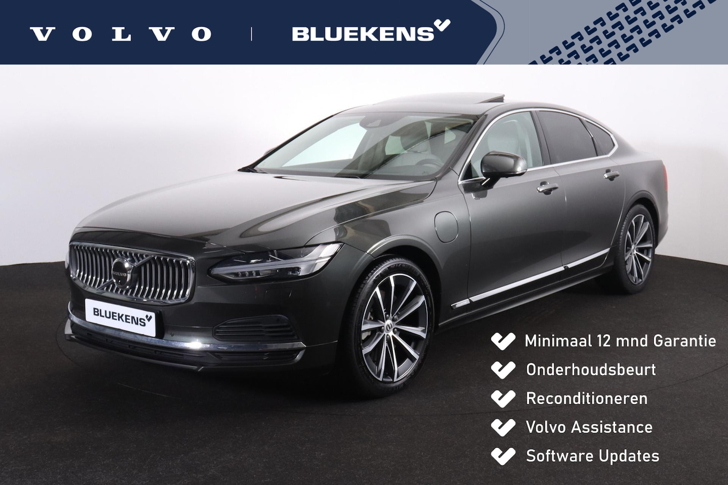 Volvo S90 - T8 AWD Inscription Exclusive - Panorama/schuifdak - IntelliSafe Assist & Surround - 360º C - AutoWereld.nl