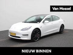 Tesla Model 3 - Performance AWD 75 kWh | ELEKTRISCHE STOELEN | LEDER | BLUETOOTH |