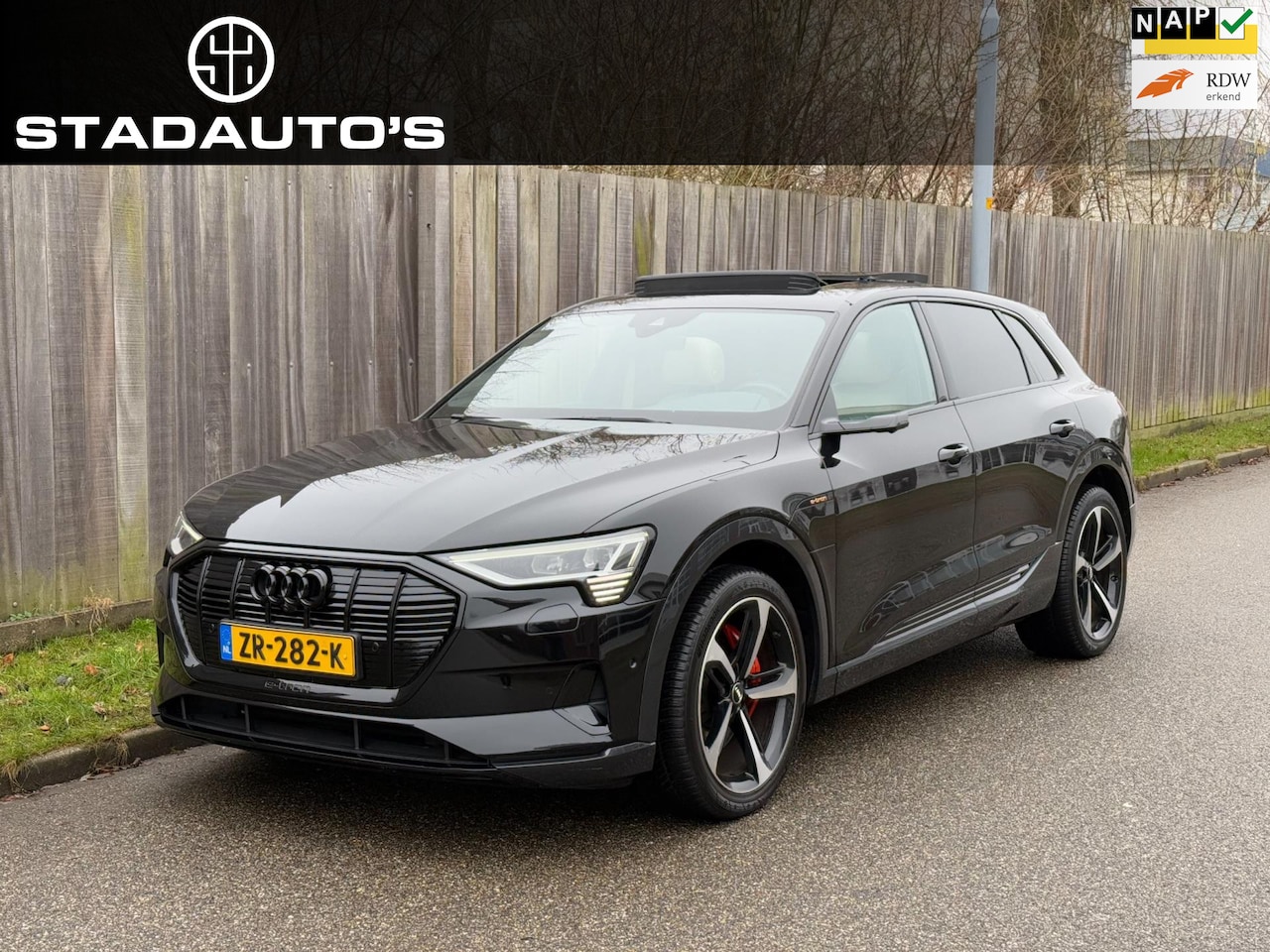 Audi e-tron - E-tron 55 quattro advanced 95 kWh Pano|B&0|360|NAP! - AutoWereld.nl