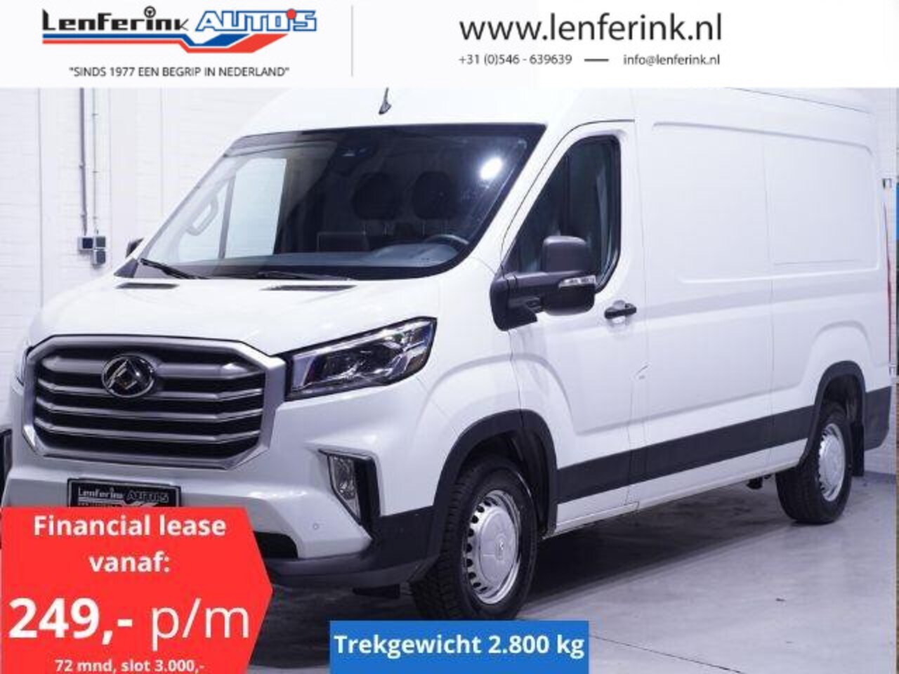 Fiat Ducato - Maxus Deliver 2.0 CIT L3H2 148 pk Airco, Camera Apple Carplay, Laadruimte Pakket, PDC V+A, - AutoWereld.nl