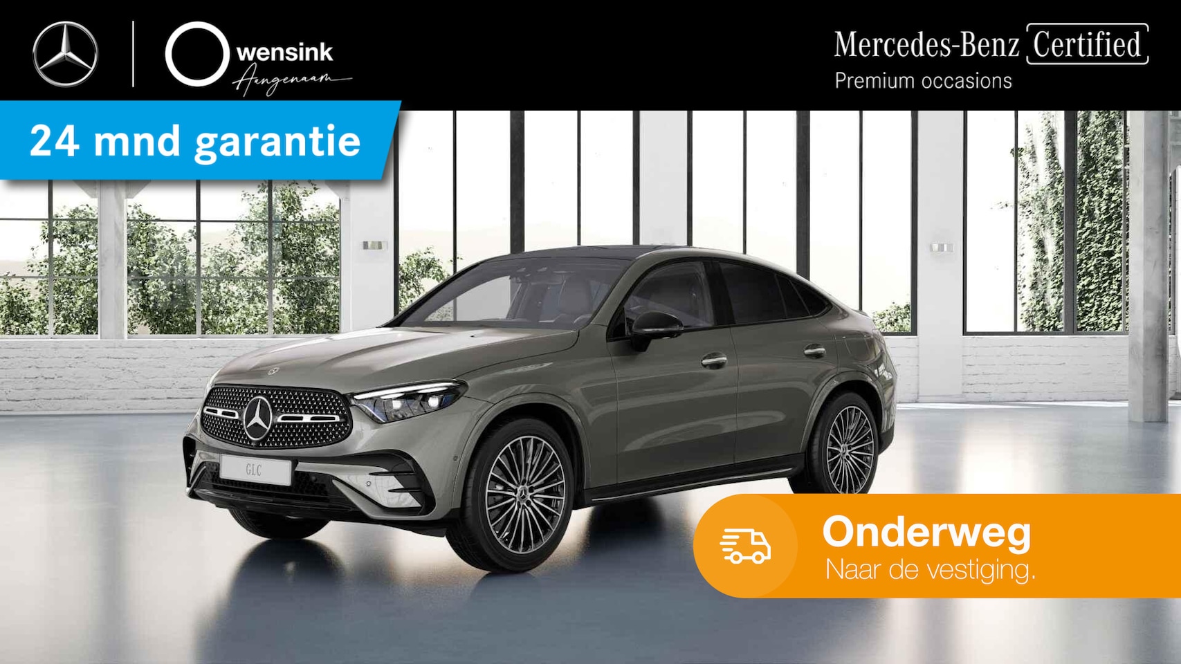 Mercedes-Benz GLC-klasse Coupé - 300e 4MATIC AMG Line | Premium plus | Panoramadak | Rij assistentie | Night pakket | Winte - AutoWereld.nl