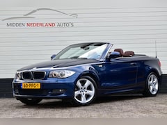 BMW 1-serie Cabrio - 120i High Executive * LEER * AUTOMAAT * SPORT STOELEN