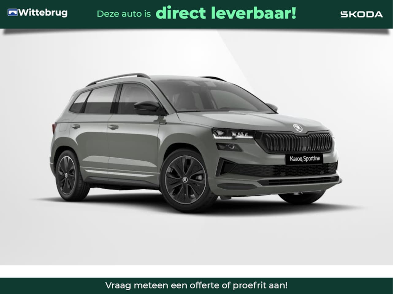 Skoda Karoq - 1.5 TSI ACT Sportline Business 19'' lichtmetalen velgen / Travel Assist Pakket - AutoWereld.nl