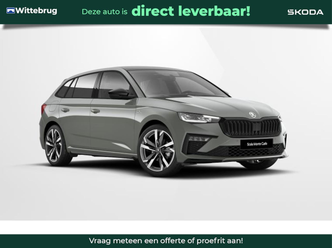 Skoda Scala - 1.0 TSI Monte Carlo 18" lichtmetalen velgen ursa monte carlo/  1500,- Euro inruilpremie - AutoWereld.nl