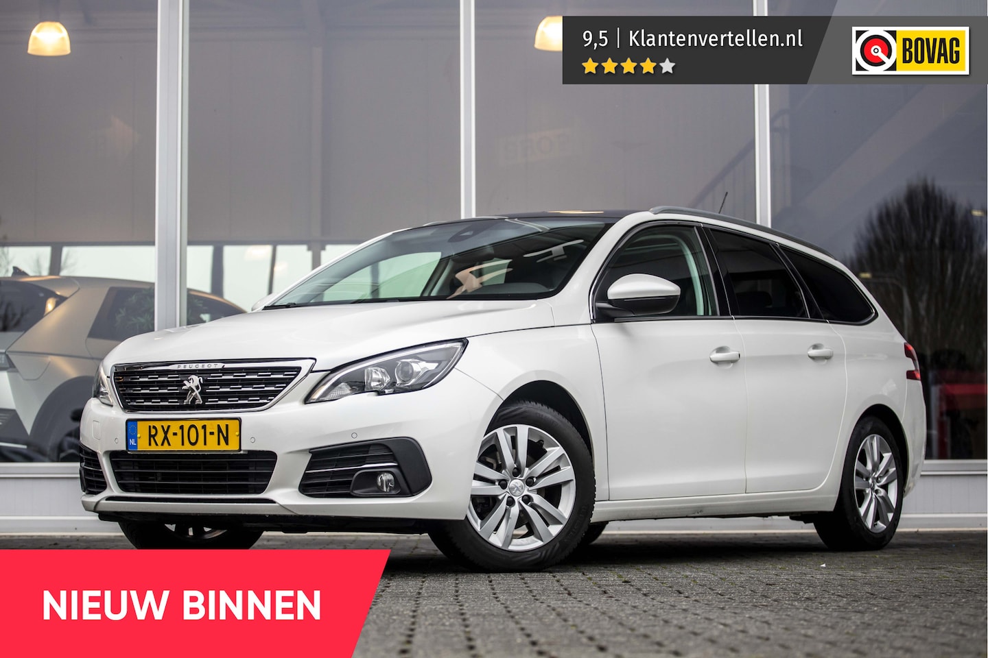 Peugeot 308 SW - 1.2 PureTech Blue Lease Premium | Automaat | Pano | Carplay | Camera - AutoWereld.nl