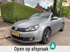 Volkswagen Golf Cabriolet - 1.4 TSI 161 PK DSG Aut leder xenon navigatie 18'' vlg stoelverwarming