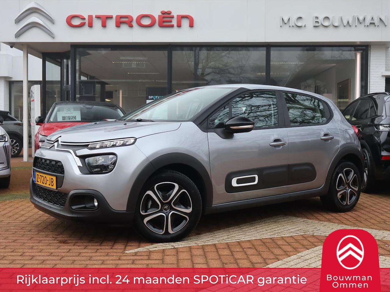 Citroën C3 - PureTech 83PK S&S Plus, Rijklaarprijs | Navigatie | Stoelverwarming | DAB+ Tuner | Parkeer - AutoWereld.nl