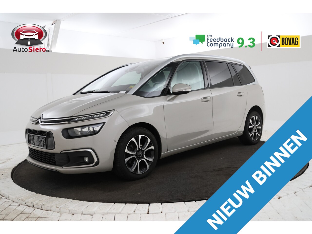 Citroën C4 SpaceTourer - 1.5 BlueHDI Shine Navigatie, Leer, 7 Persoons, Automaat, Airco - AutoWereld.nl