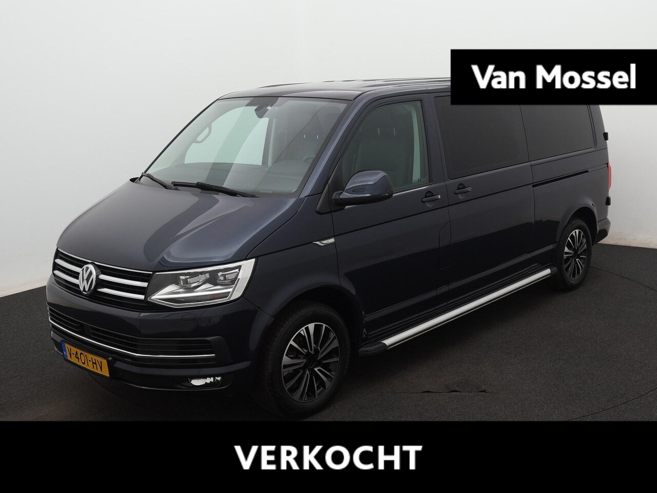 Volkswagen Transporter - 2.0 TDI 204 pk L2H1 | Automaat | 3-zits | Dubbele schuifdeur | Schuif- kanteldak | Trekhaa - AutoWereld.nl