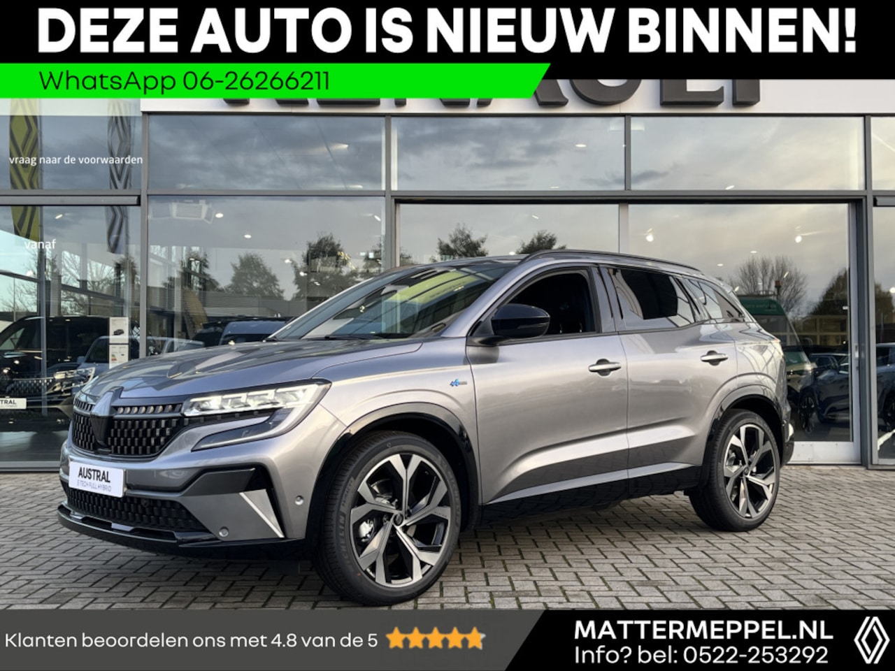 Renault Austral - 1.2 E-Tech Hybrid 200 Techno Esprit Alpine | Onderhoudspakket en Verlengde Garantie tot 27 - AutoWereld.nl