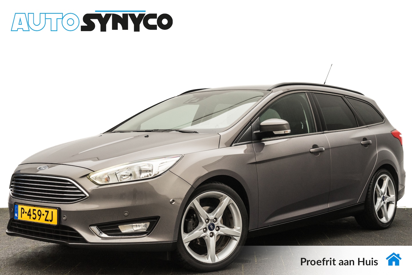 Ford Focus Wagon - 1.0 100 Pk Titanium I Trekhaak I 18 inch. LMV I LED I Stoel + Stuurverw. - AutoWereld.nl