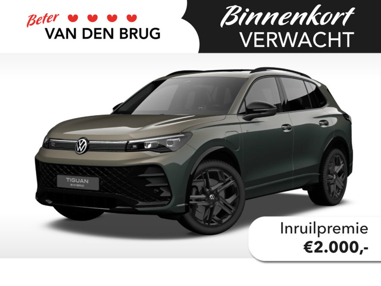 Volkswagen Tiguan - 1.5 eHybrid R-Line Edition | Black style | Panoramadak | Keyless | Trekhaak | - AutoWereld.nl