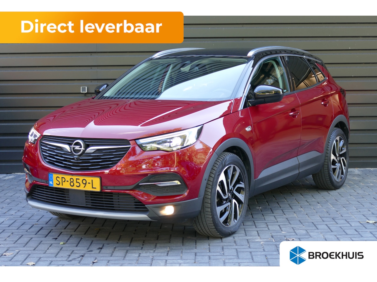 Opel Grandland X - 1.2 TURBO 130PK ULTIMATE AUTOMAAT / NAVI / LEDER / CLIMA / CAMERA V+A / 18"LMV / ELEKTR.AC - AutoWereld.nl