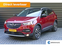 Opel Grandland X - 1.2 TURBO 130PK ULTIMATE AUTOMAAT / NAVI / LEDER / CLIMA / CAMERA V+A / 18"LMV / ELEKTR.AC