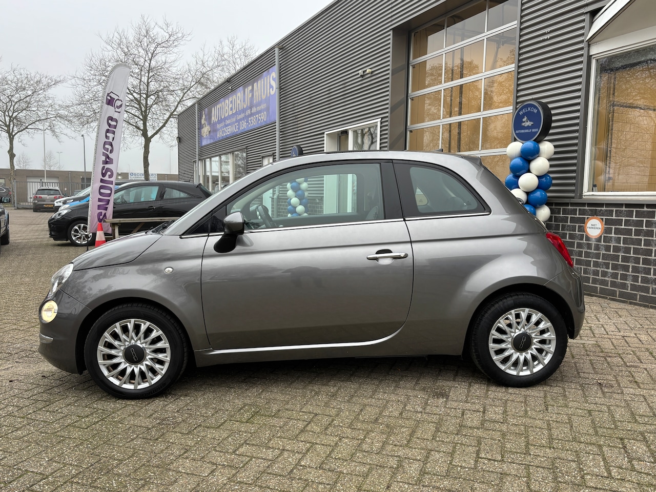 Fiat 500 - 0.9 TwinAir Turbo Lounge | Navi. Airco. Pano. Goed onderhouden.