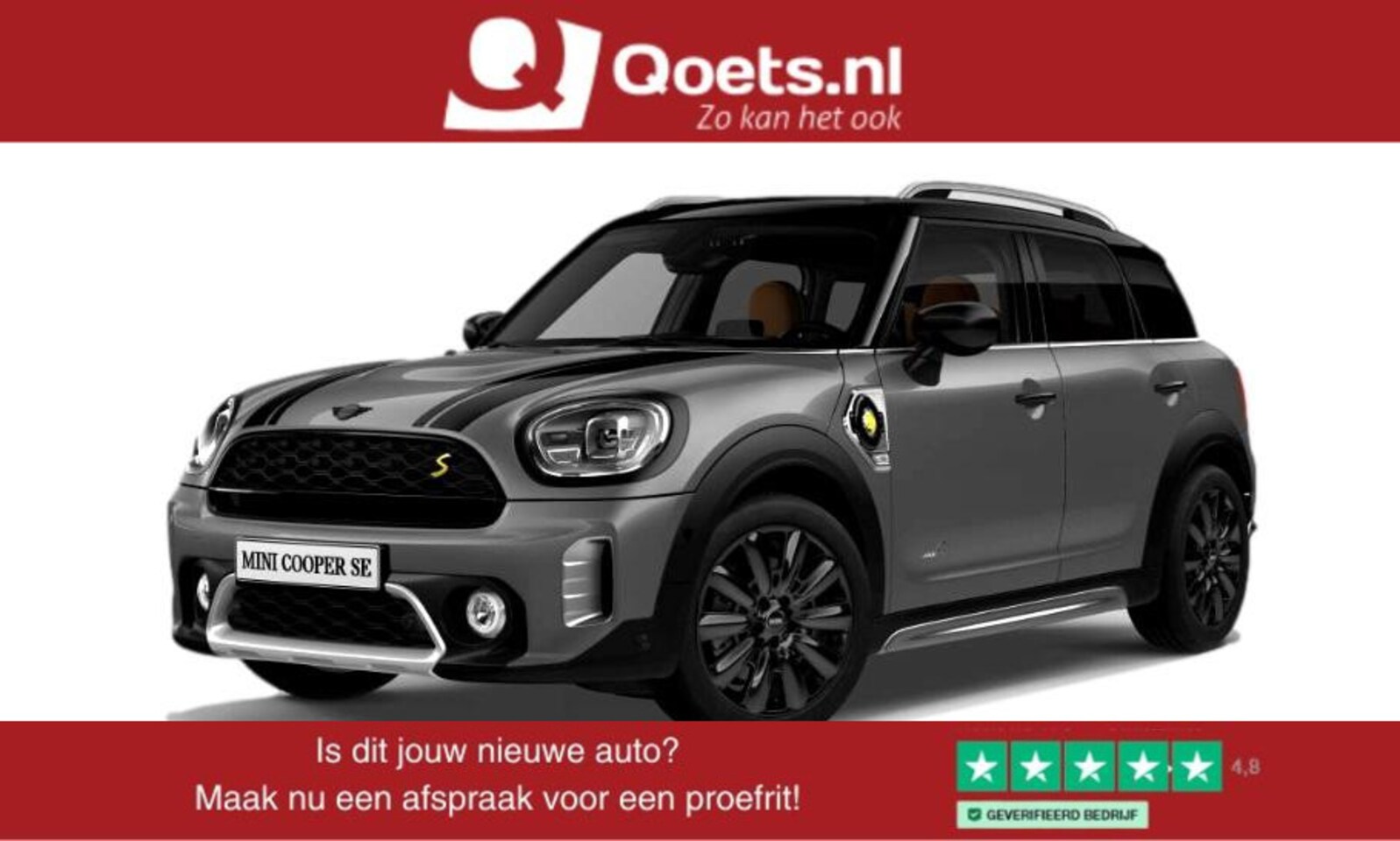 MINI Countryman - Mini 2.0 Cooper S E ALL4 Elektrisch verwarmbare voorstoelen - Elektrische Achterklep -  Co - AutoWereld.nl