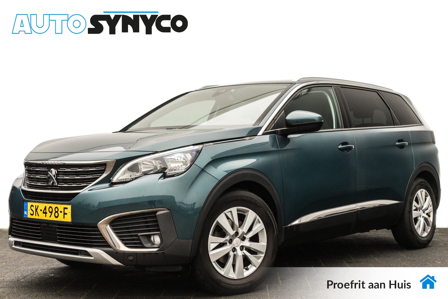 Peugeot 5008 - 1.6 120 Pk BlueHDi 7 Persoons Allure I Afn.Trekhaak I Full Map Navi I LED I LMV - AutoWereld.nl