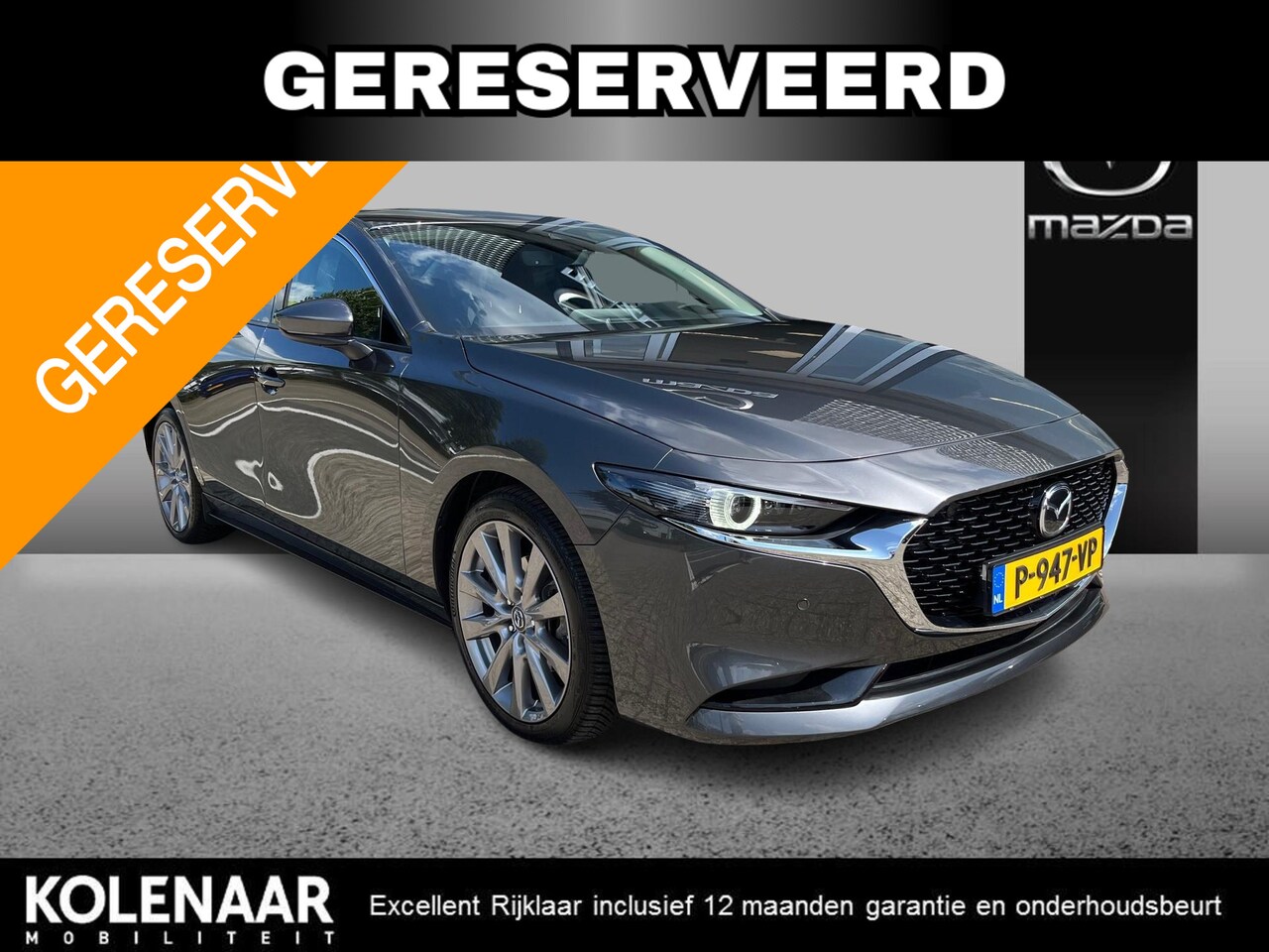 Mazda 3 Sport - 2.0 e-Sky-G 150 Sportive Automaat /Dealeronderhouden/Navi/ECC/Keyless/HUD/CarPlay/All seas - AutoWereld.nl