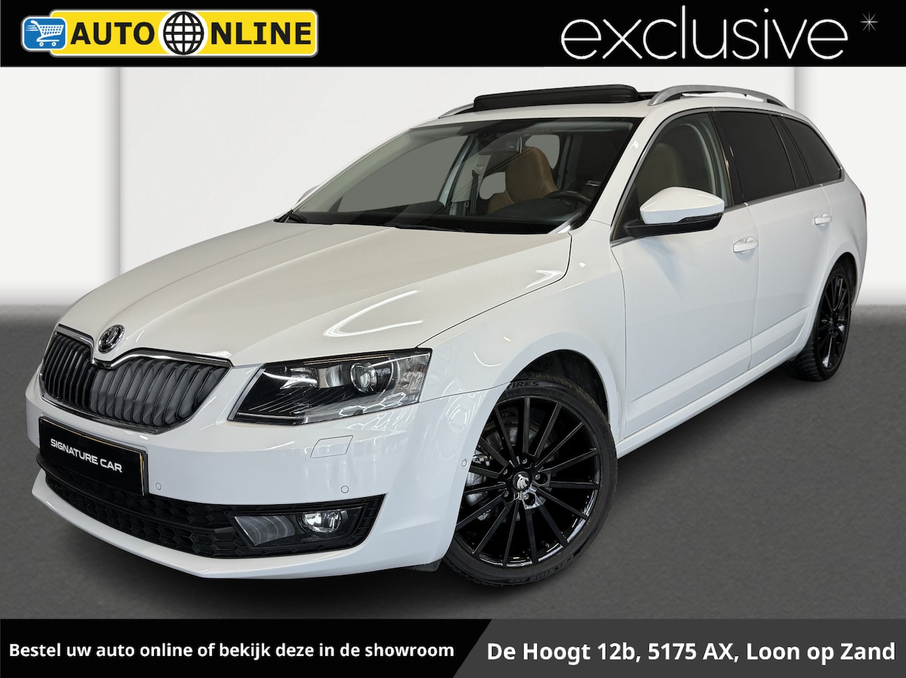 Skoda Octavia Combi - 1.4 TSI Greentech Style Businessline✅Panoramadak✅Sportstoelen✅Stoelverwarming✅Leder Bekled - AutoWereld.nl