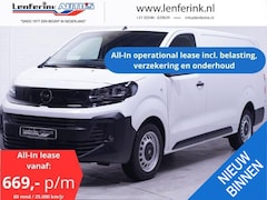 Opel Vivaro - 120 pk L3H1 All-In Lease v.a. 669, - p.mnd Navi Airco, Cruise Control, Laadruimte Pakket,