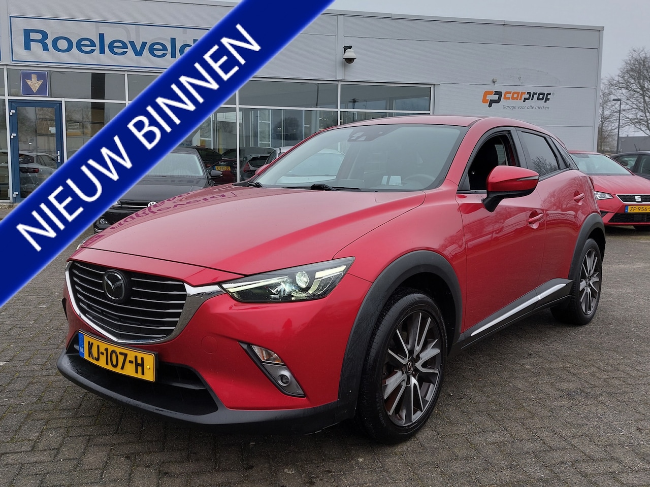 Mazda CX-3 - 2.0 SkyActiv-G 120pk GT-M | Navi | Clima | Adap.Cruise | Head-Up | Keyless Entry | Pdc+Cam - AutoWereld.nl