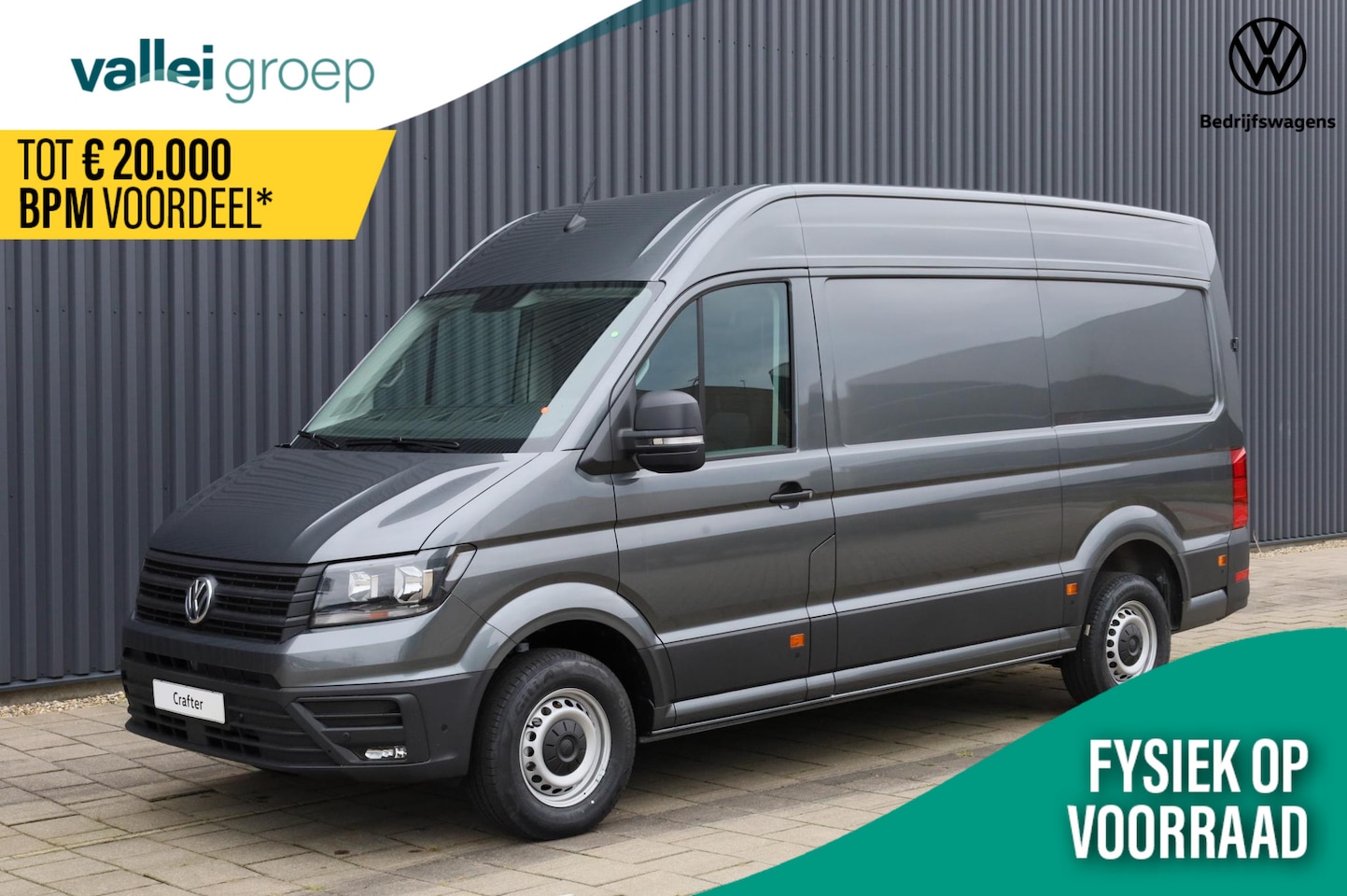 Volkswagen Crafter - Bedrijfswagens 35 2.0 TDI 177PK Automaat L3H3 Highline - AutoWereld.nl