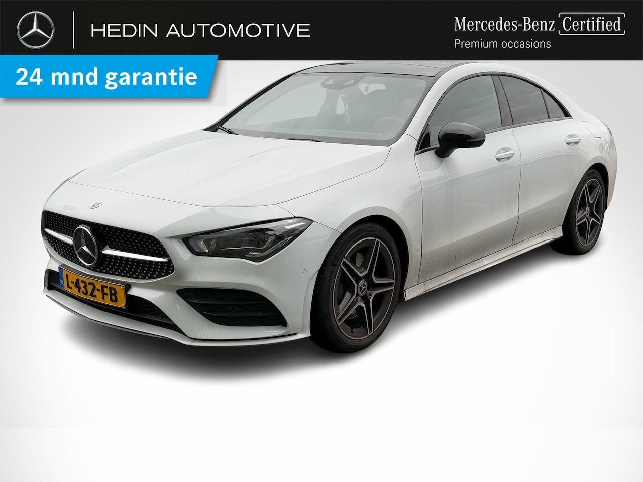 Mercedes-Benz CLA-Klasse - CLA 200 Coupé Automaat Business Solution AMG | Nightpakket | Panoramadak | Advanced Sound - AutoWereld.nl