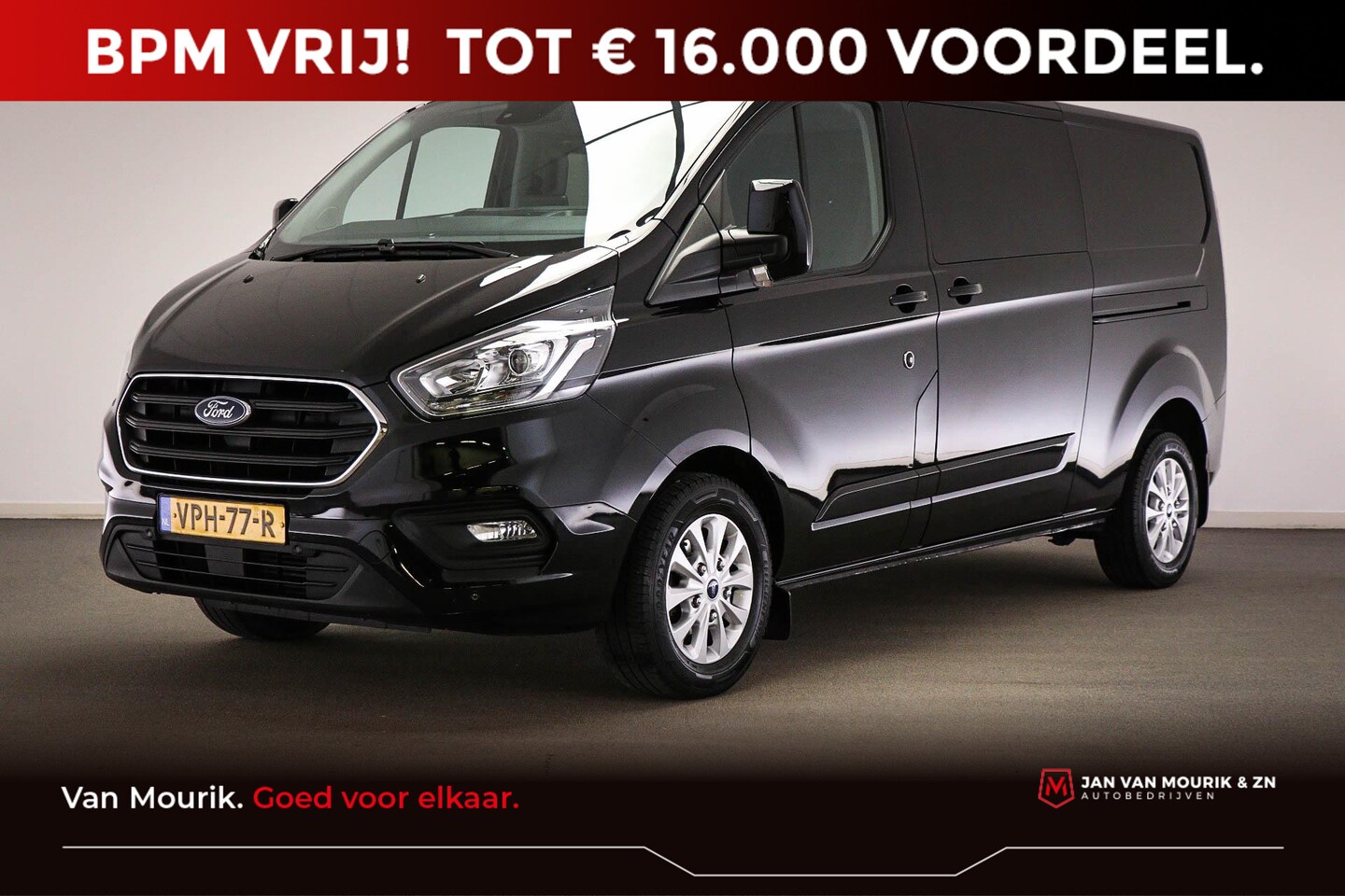 Ford Transit Custom - 300 2.0 TDCI L2H1 Limited DC | STOELVERWARMING | AIRCO | CRUISE | NAVI | DAB | APPLE | CAM - AutoWereld.nl