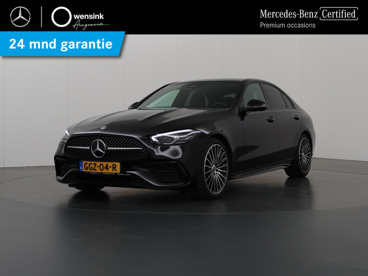 Mercedes-Benz C-klasse - 180 AMG Line | Panoramadak | Night pakket | 19 inch lm velgen | Led verlichting | - AutoWereld.nl