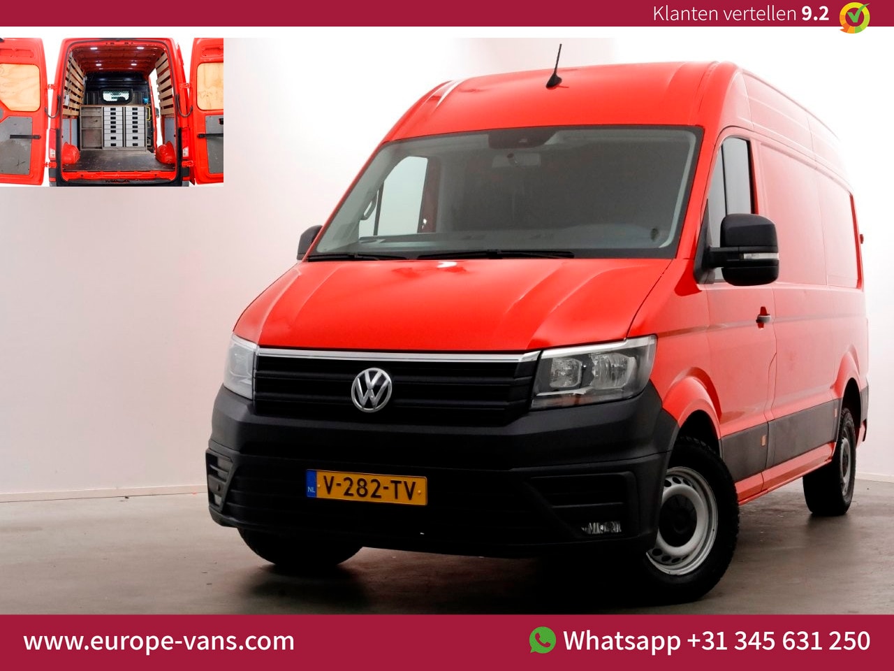 Volkswagen Crafter - 35 2.0 TDI 177pk E6 RWD L3H3 (L2H2) Airco/Navi Trekhaak 3500kg 01-2019 - AutoWereld.nl