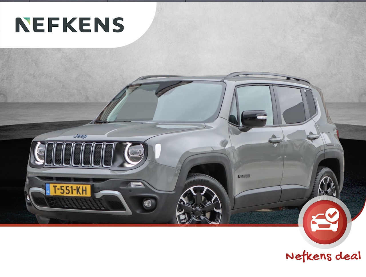 Jeep Renegade - 4xe 240pk Plug-in Hybrid Electric New Upland (RIJKLAAR!!/Direct rijden!!/NAV./PDC/AppleCar - AutoWereld.nl