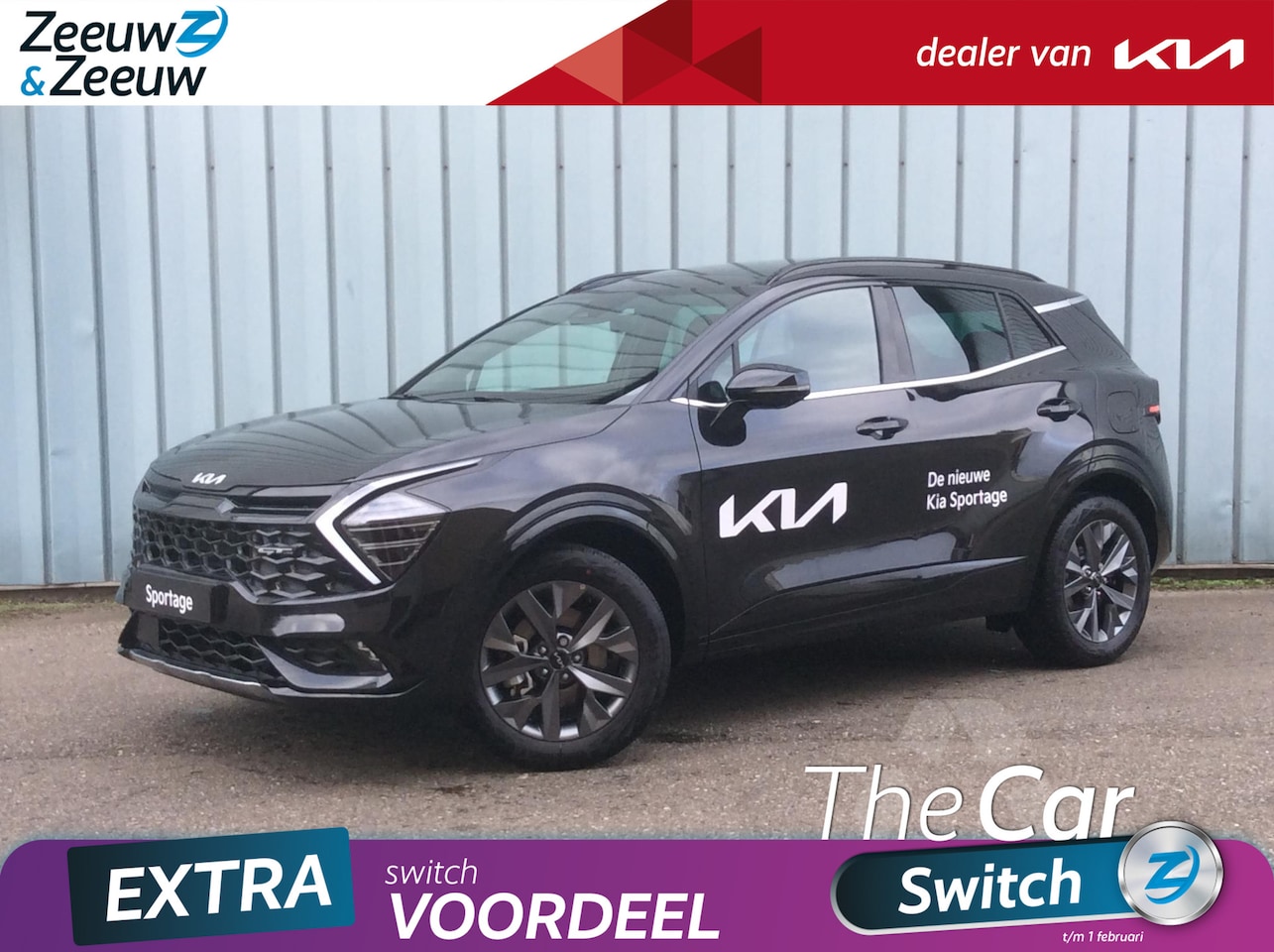 Kia Sportage - 1.6 T-GDi Hybrid GT-PlusLine € 4.000 extra inruilvoordeel | NU TE BESTELLEN | NAVIGATIE | - AutoWereld.nl