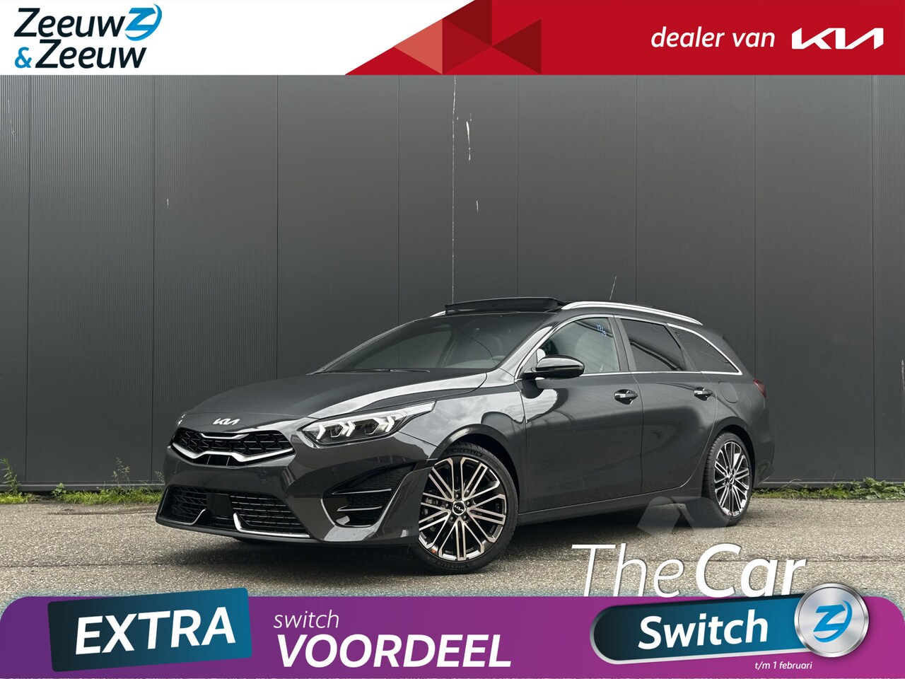 Kia Cee'd Sportswagon - Ceed GT Plusline NIEUW TE BESTELLEN | AUTOMAAT | 140 PK | PANO DAK ! INCLUSIEF € 4000,- KO - AutoWereld.nl