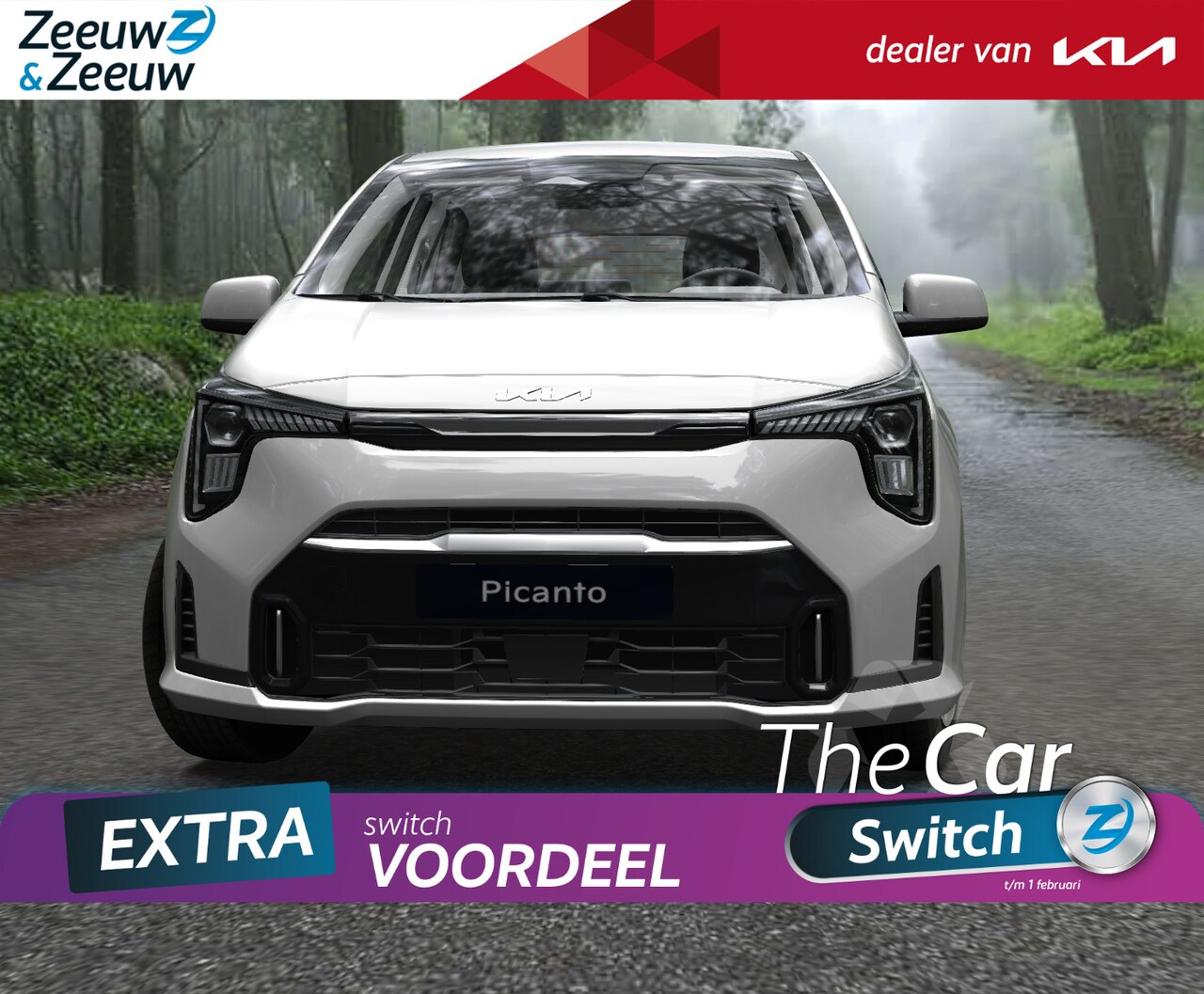 Kia Picanto - 1.0 DPI DynamicLine | €1.000 inruilvoordeel | Private Lease vanaf €309,- p.m. |  Navigatie - AutoWereld.nl