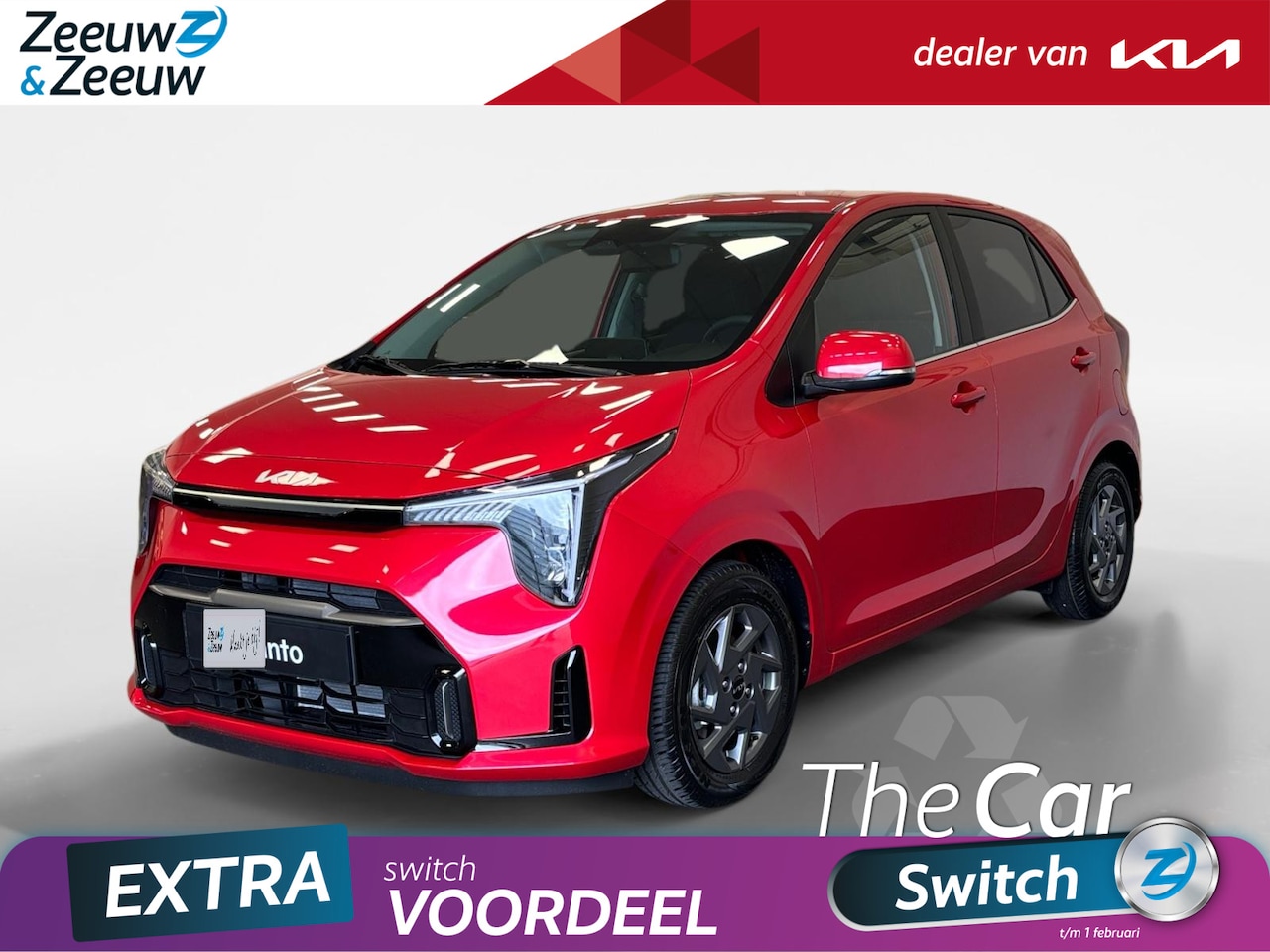 Kia Picanto - 1.0 DPI DynamicPlusLine | €1000 inruilvoordeel | Private lease vanaf €334,- p.m. | Privacy - AutoWereld.nl