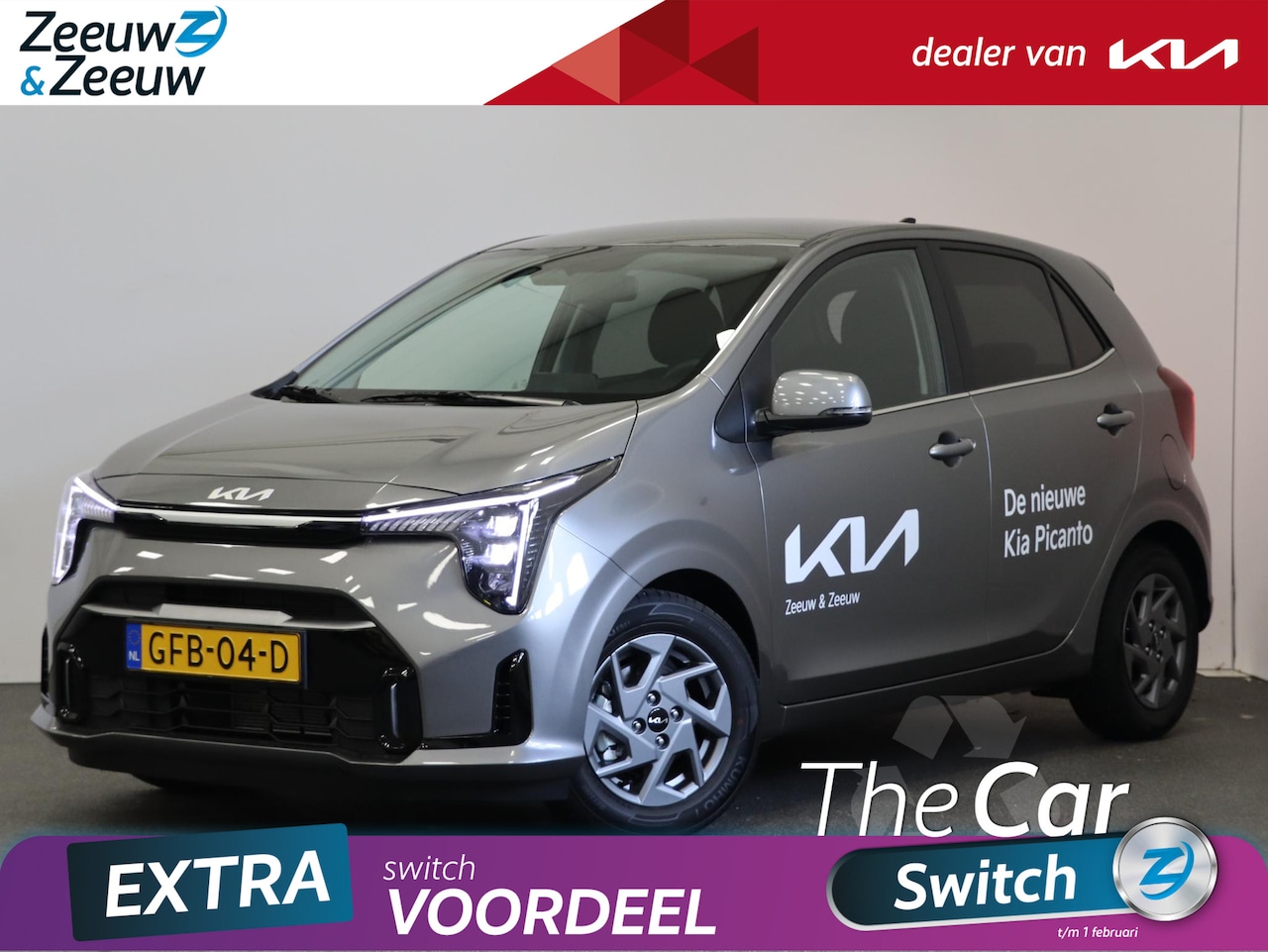 Kia Picanto - 1.0 DPI DynamicPlusLine | €1.000 inruilvoordeel | Private Lease vanaf €334,- p.m. |  Navig - AutoWereld.nl