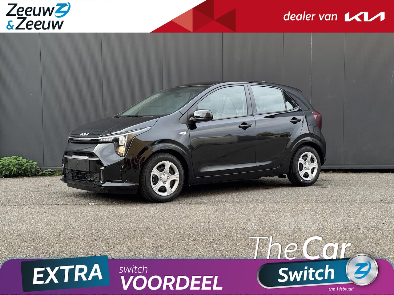 Kia Picanto - 1.0 DPI DynamicLine 5p. PRIVATE LEASE NU VANAF 329.- PER MAAND |Nieuw te bestellen | Airco - AutoWereld.nl