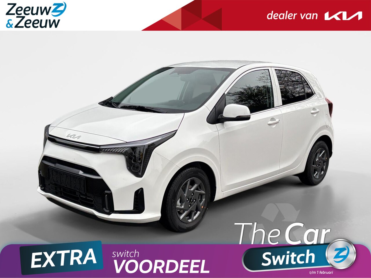 Kia Picanto - 1.0 DPI DynamicPlusLine Nieuw te bestellen | € 1000,- korting | Private lease vanaf € 309, - AutoWereld.nl