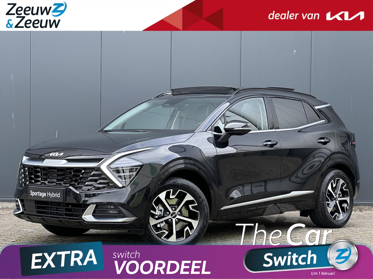 Kia Sportage - 1.6 T-GDi Hybrid DynamicPlusLine | *Niet op voorraad* | *Nu te bestellen* | €4.000,- actie - AutoWereld.nl