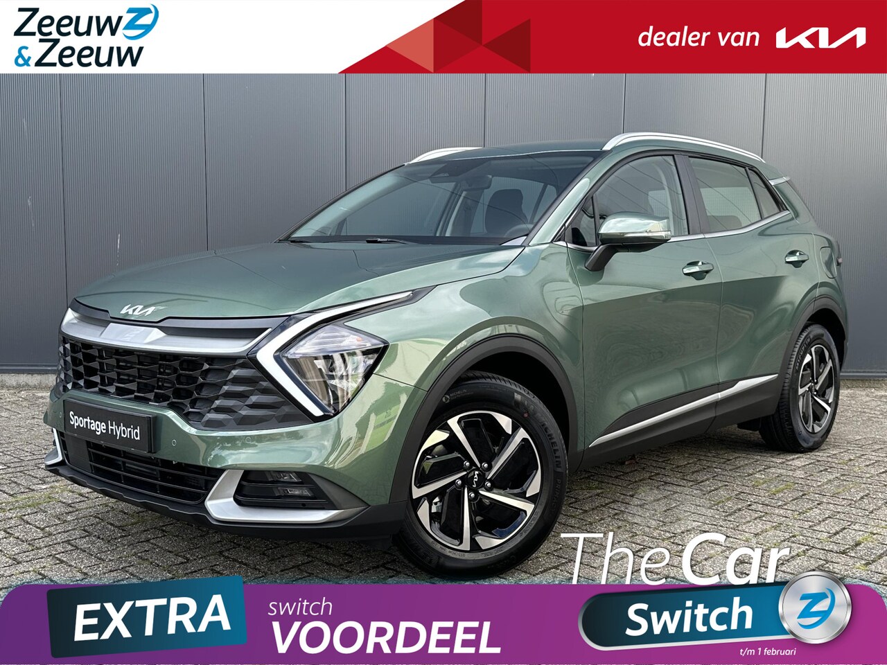 Kia Sportage - 1.6 T-GDi Hybrid DynamicLine | *Niet op voorraad* | *Nu te bestellen* | €4.000,- Actiekort - AutoWereld.nl