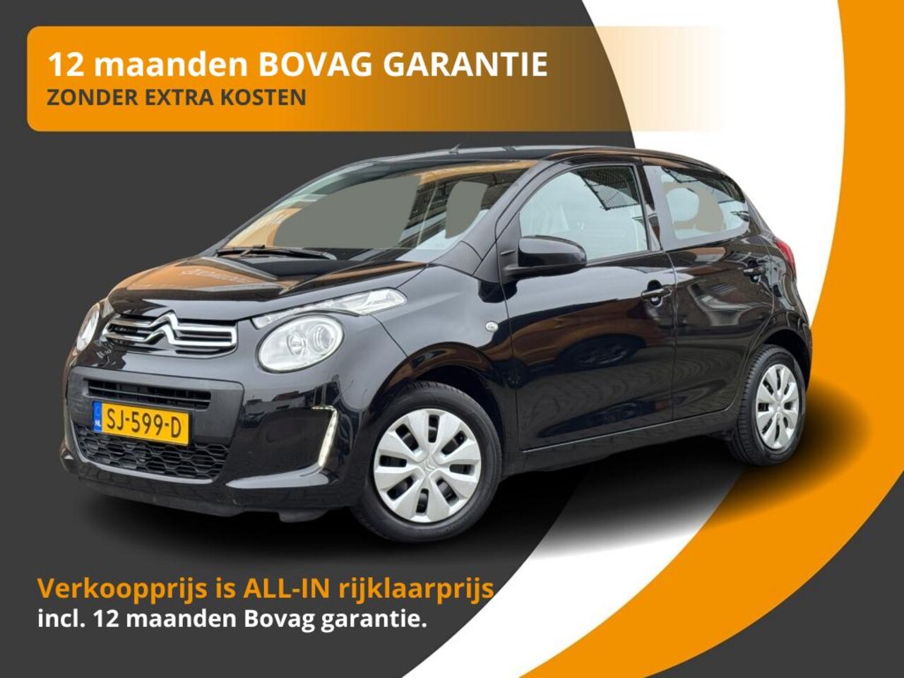 Citroën C1 - 1.0 e-VTI SELECTION 5-DEURS AIRCO/BLUETOOTH/NL/1e EIG./43.000KM! - AutoWereld.nl