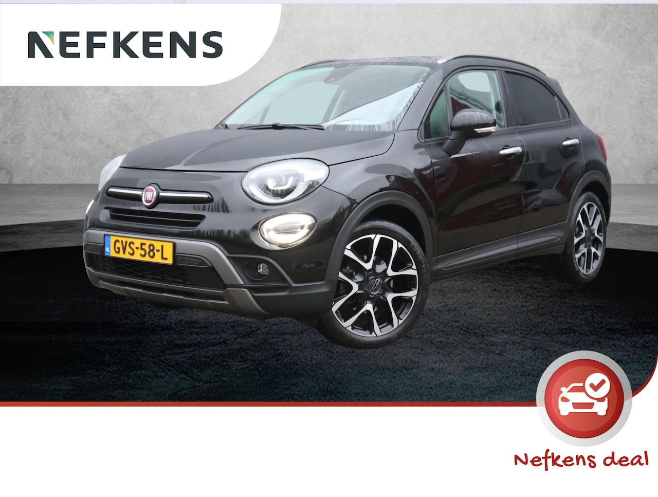 Fiat 500 X Cross - 150pk GSE Cross | Achteruitrijcamera | Keyless | Climate | 7"scherm | 19" LMV | Apple Carp - AutoWereld.nl