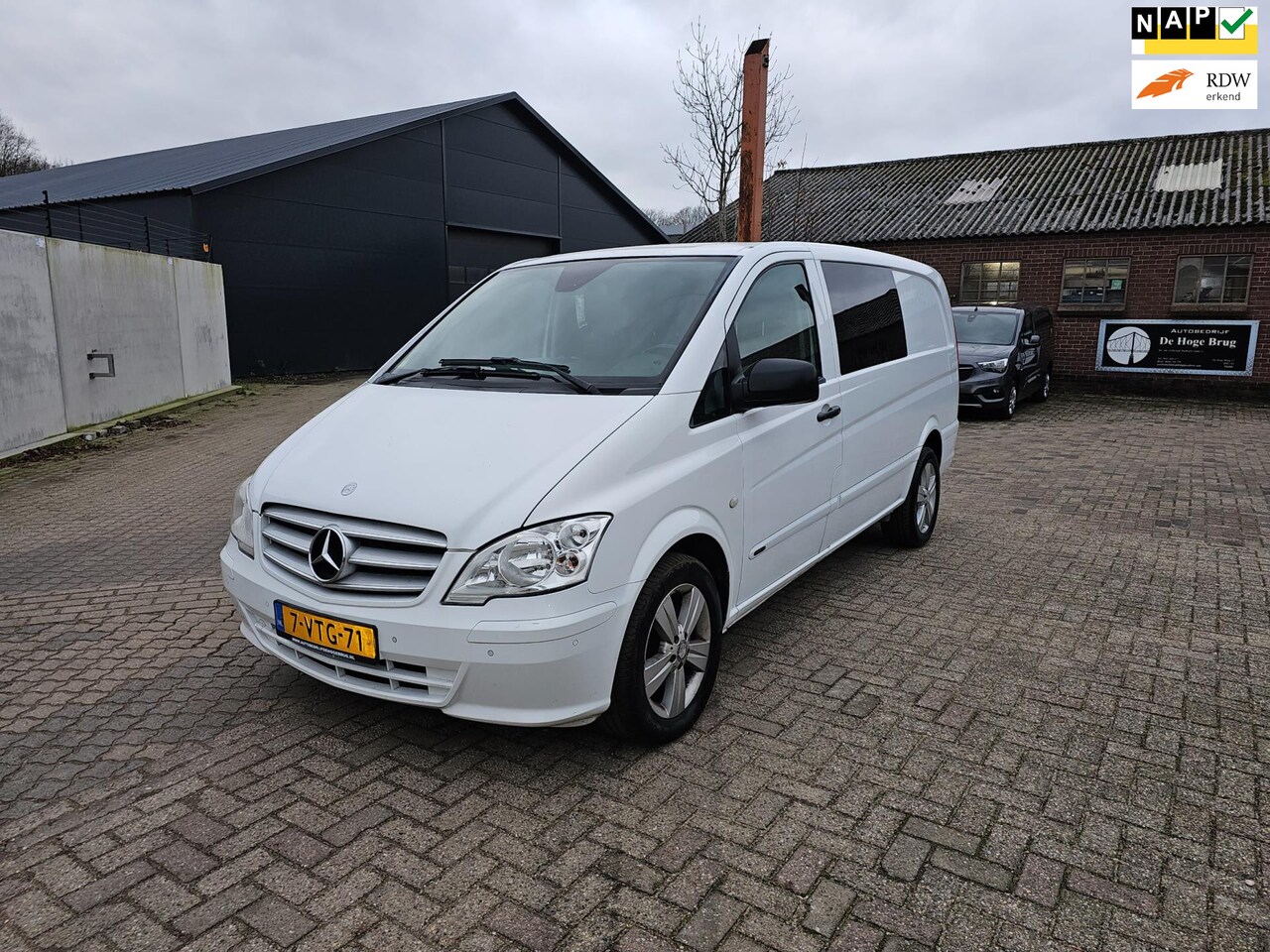 Mercedes-Benz Vito - 110 CDI 320 Lang DC Luxe 110 CDI 320 Lang DC Luxe, Apk,Nap,Trekhaak, - AutoWereld.nl