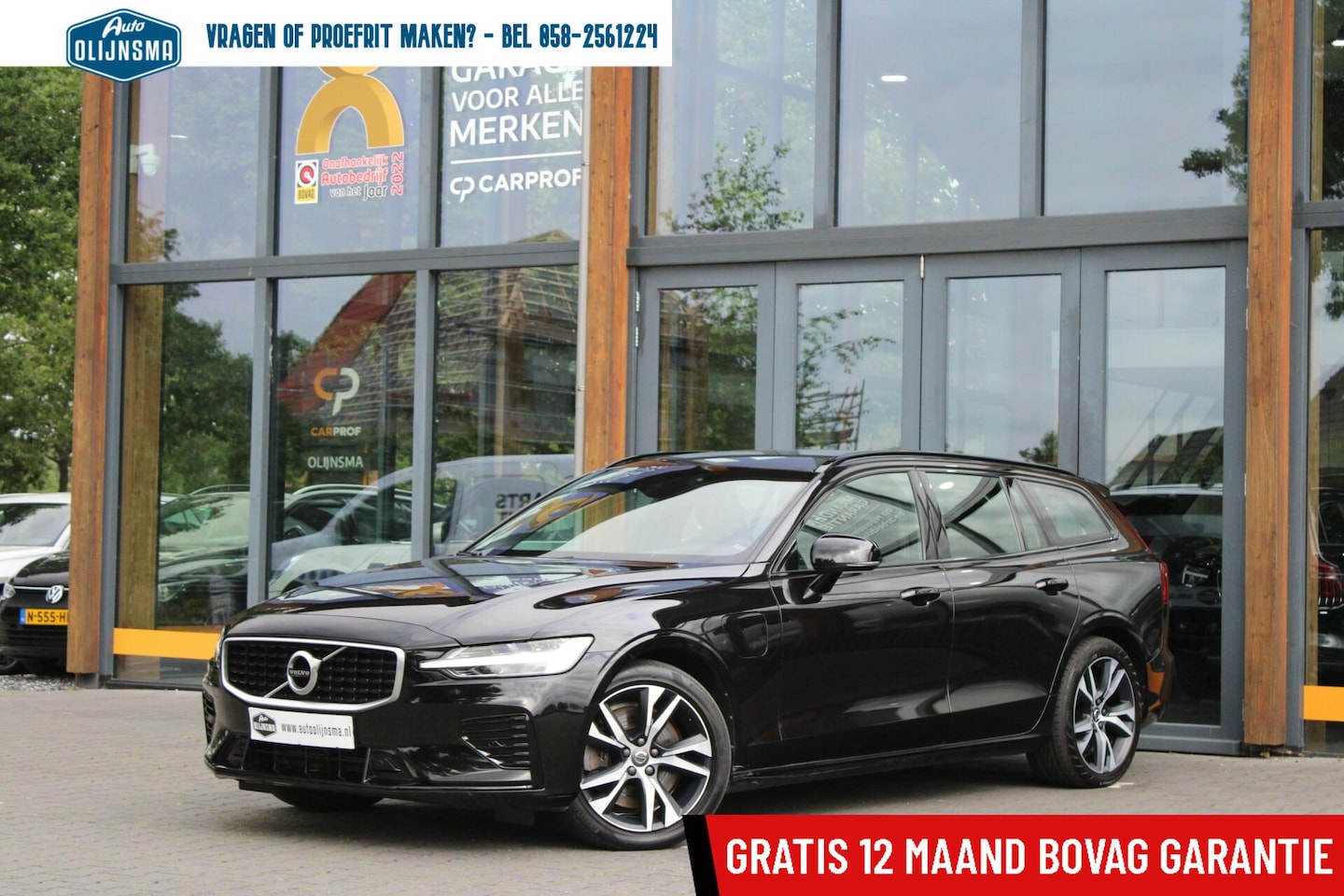 Volvo V60 - 2.0 T6 PlugInHybride AWD R-Design|Camera|PDC|Clima|LED - AutoWereld.nl